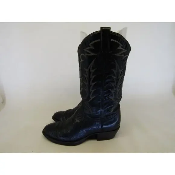 Tony Lama | Shoes | Tony Lama Mens Size 9 D Gold Label Black  display picture 3